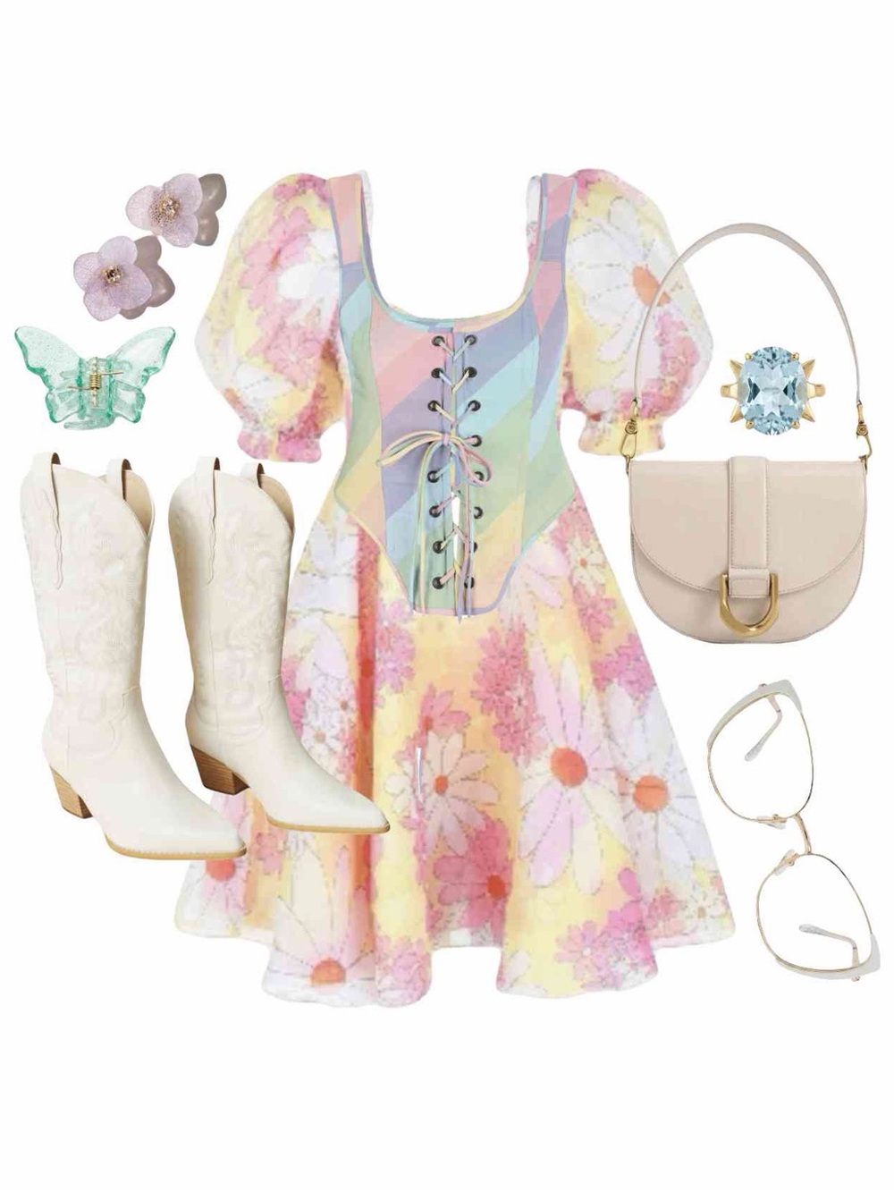 Selkie Goldie parliament dress